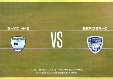 CFA2 Aviron Bayonnais vs Bergerac