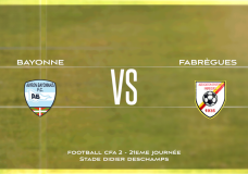 CFA2 Aviron Bayonnais vs FABREGUES